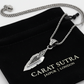 RARE PRINCE by CARAT SUTRA | Unique Designed Sword Blade Pendant for Men | 925 Sterling Silver Oxidized Pendant | Men's Jewelry | With Certificate of Authenticity and 925 Hallmark - caratsutra