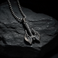 RARE PRINCE by CARAT SUTRA | Unique Viking War Axe Designed Pendant for Men | 925 Sterling Silver Oxidized Pendant | Men's Jewelry | With Certificate of Authenticity and 925 Hallmark - caratsutra