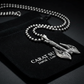 RARE PRINCE by CARAT SUTRA | Unique Viking War Axe Designed Pendant for Men | 925 Sterling Silver Oxidized Pendant | Men's Jewelry | With Certificate of Authenticity and 925 Hallmark - caratsutra