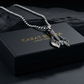 RARE PRINCE by CARAT SUTRA | Unique Viking War Axe Designed Pendant for Men | 925 Sterling Silver Oxidized Pendant | Men's Jewelry | With Certificate of Authenticity and 925 Hallmark - caratsutra
