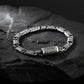 RARE PRINCE by CARAT SUTRA | Unique Hand Engraved Vintage Oxidized Bracelet | 925 Sterling Silver Bracelet | Men's Jewelry | With Certificate of Authenticity and 925 Hallmark