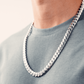 RARE PRINCE by CARAT SUTRA | 12mm Wide Solid Miami Cuban Link Chain | 925 Sterling Silver Chain | Men's Jewelry | With Certificate of Authenticity and 925 Hallmark - caratsutra