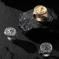 RARE PRINCE by CARAT SUTRA | Exclusive Signet Style Rudder Ring for Men, Oxidized Sterling Silver 925 Ring | Jewellery for Men| With Certificate of Authenticity and 925 Hallmark - caratsutra