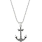 RARE PRINCE by CARAT SUTRA | Unique Sailor's Anchor Pendant with Engraved Design, 925 Sterling Silver Pendant | Men's Jewelry | With Certificate of Authenticity and 925 Hallmark - caratsutra