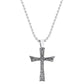 RARE PRINCE by CARAT SUTRA | Unique Classic Cross Pendant with Engraved Design, 925 Sterling Silver Pendant | Men's Jewelry | With Certificate of Authenticity and 925 Hallmark - caratsutra