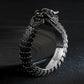RARE PRINCE by CARAT SUTRA | Unique Vintage Dark/Light Oxidized Dragon Bracelet | 925 Sterling Silver Dark/Light Oxidized Bracelet | Unisex Jewelry | With Certificate of Authenticity and 925 Hallmark - caratsutra