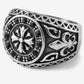 RARE PRINCE by CARAT SUTRA | Unique Fort Templar Ring | 925 Sterling Silver Oxidized Ring | Men's Jewelry | With Certificate of Authenticity and 925 Hallmark - caratsutra