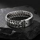 RARE PRINCE by CARAT SUTRA | Unique Link Designed High Polished Bracelet for Men | 925 Sterling Silver Bracelet | Men's Jewelry | With Certificate of Authenticity and 925 Hallmark - caratsutra