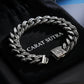 RARE PRINCE by CARAT SUTRA | Unique Artistry Retro Oxidized Bracelet for Men | 925 Sterling Silver Bracelet | Men's Jewelry | With Certificate of Authenticity and 925 Hallmark - caratsutra