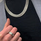 RARE PRINCE by CARAT SUTRA | 10mm Wide Solid Miami Cuban Link Chain | 925 Sterling Silver Chain | Men's Jewelry | With Certificate of Authenticity and 925 Hallmark - caratsutra