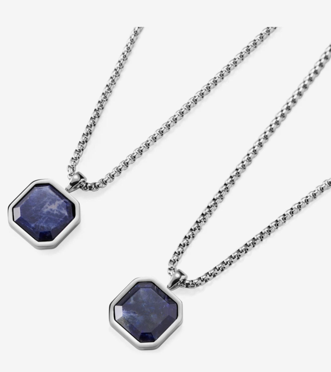 Blue Stone Pendant Necklaces & Pendants for Men for sale | eBay