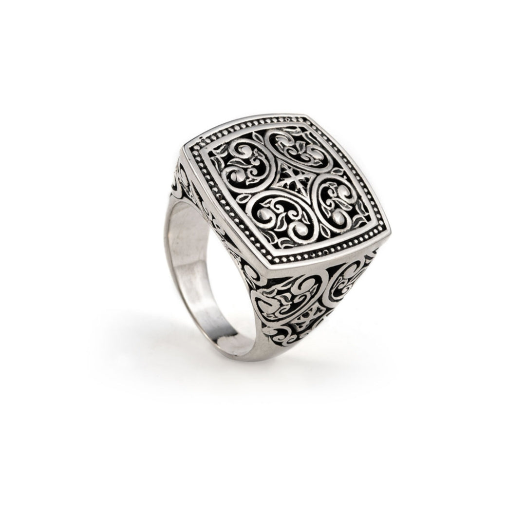 Male Modern 925 Sterling Silver Oxidized Band Thumb Ring For Men at Rs  100/gram in Jaipur