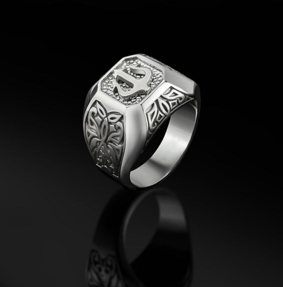 Trishul Ring Silver (RHS-6) - Rudra Jyoothi