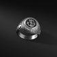 RARE PRINCE by CARAT SUTRA | Exclusive Turkish Style Sailor's Anchor Ring for Men, Oxidized Sterling Silver 925 Ring | Jewellery for Men| With Certificate of Authenticity and 925 Hallmark - caratsutra