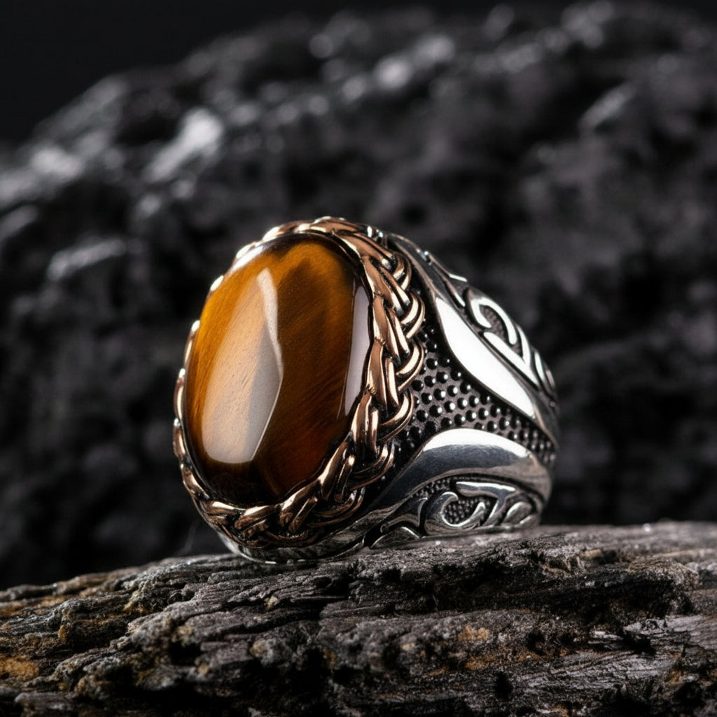 Tiger Eye Rings