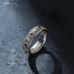 RARE PRINCE by CARAT SUTRA | Exclusive Sunbeam Band Ring for Men, Oxidized Sterling Silver 925 Ring | Jewellery for Men| With Certificate of Authenticity and 925 Hallmark - caratsutra