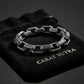 RARE PRINCE by CARAT SUTRA | Unique Vintage Artistry Ancient Oxidized Bracelet | 925 Sterling Silver Bracelet | Men's Jewelry | With Certificate of Authenticity and 925 Hallmark - caratsutra
