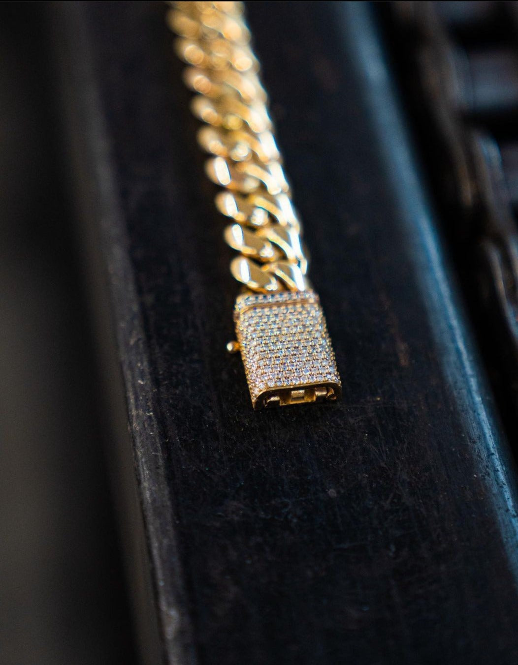 Chain Bracelet, Cuban Link Bracelet, Pave Cuban Link, Curb Chain Bracelet,  Gold Chain Bracelet, Gold Bracelet, Gift for Her, Bracelet - Etsy