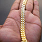 RARE PRINCE by CARAT SUTRA | 12mm Wide Solid Miami Cuban Link Bracelet | 22kt Gold Micron Plated 925 Sterling Silver Bracelet | Men's Jewelry | With Certificate of Authenticity and 925 Hallmark - caratsutra