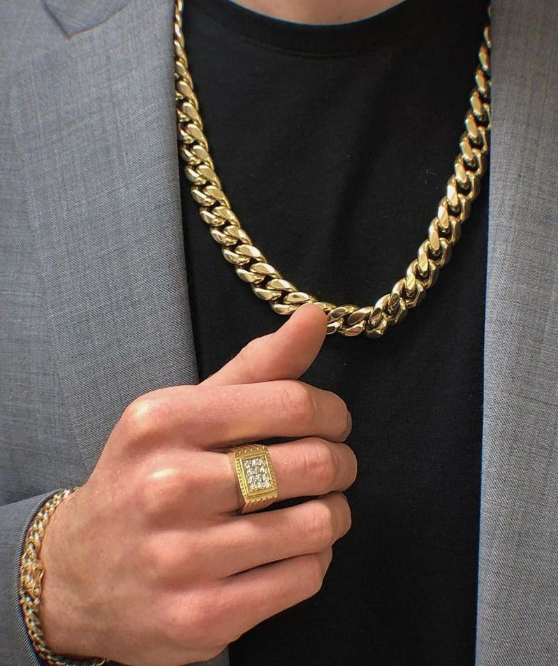 Gold Cuban Chain 20 Necklace