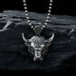 RARE PRINCE by CARAT SUTRA | Unique Designed Angry Bull Head Pendant for Taurus Zodiac for Men | 925 Sterling Silver Oxidized Pendant | Men's Jewelry | With Certificate of Authenticity and 925 Hallmark - caratsutra