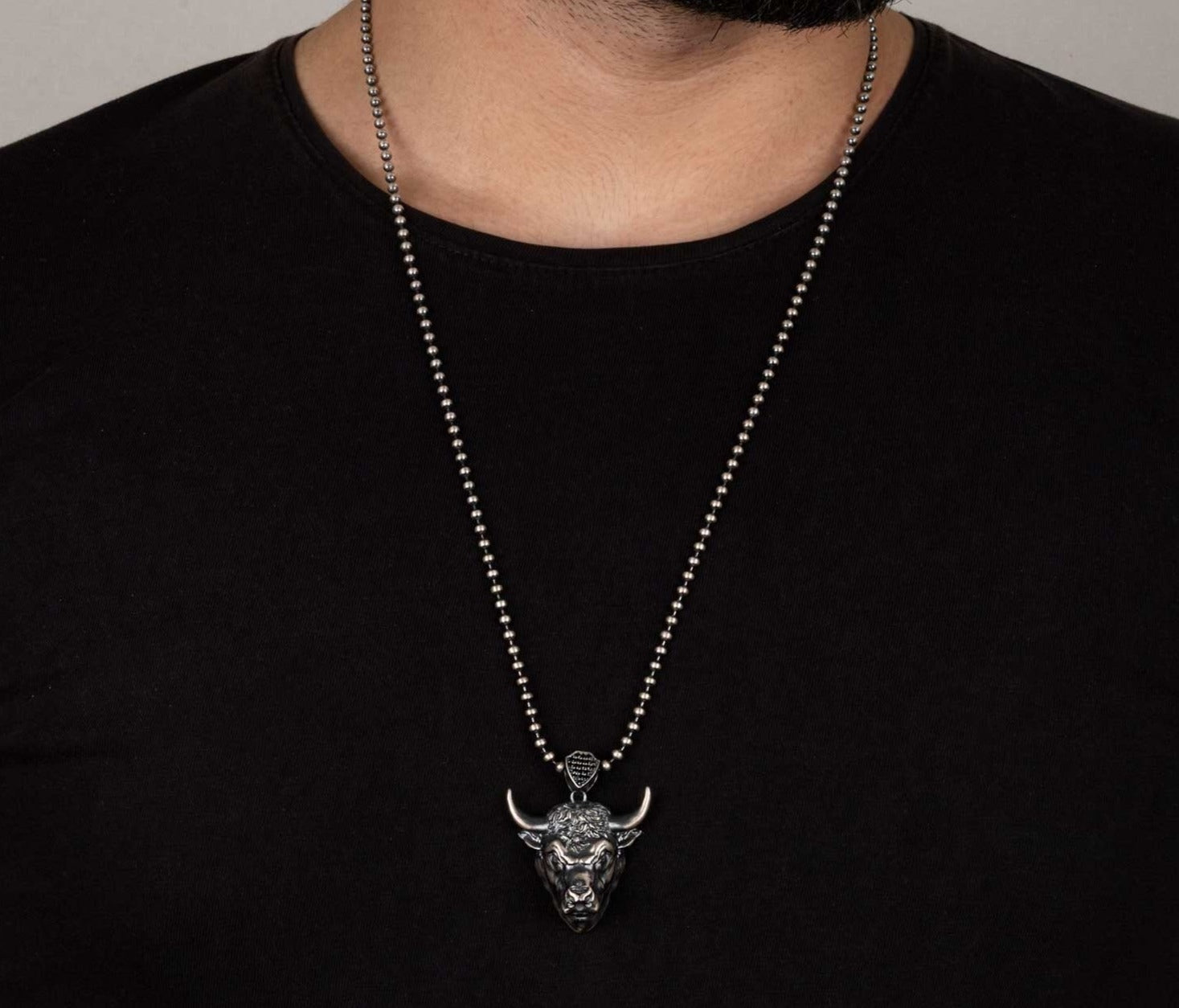 Taurus on sale mens necklace