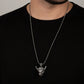 RARE PRINCE by CARAT SUTRA | Unique Designed Angry Bull Head Pendant for Taurus Zodiac for Men | 925 Sterling Silver Oxidized Pendant | Men's Jewelry | With Certificate of Authenticity and 925 Hallmark - caratsutra