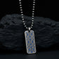 RARE PRINCE by CARAT SUTRA | Unique Designed Eternity Pendant Studded with Blue Cubic Zirconia for Men | 925 Sterling Silver Oxidized Pendant | Men's Jewelry | With Certificate of Authenticity and 925 Hallmark - caratsutra