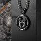 RARE PRINCE by CARAT SUTRA | Unique Gemini Zodiac Designed Pendant Studded with Black Zircons | Unisex 925 Sterling Silver Oxidized Pendant | Men's Jewelry | With Certificate of Authenticity and 925 Hallmark - caratsutra