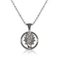 RARE PRINCE by CARAT SUTRA | Unique Leo Zodiac Designed Pendant Studded with Black Zircons | Unisex 925 Sterling Silver Oxidized Pendant | Men's Jewelry | With Certificate of Authenticity and 925 Hallmark - caratsutra