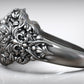 RARE PRINCE by CARAT SUTRA | Unique Designed Lion Head Ring with Royal Fleur De Lis | 925 Sterling Silver Oxidized Ring | Men's Jewelry | With Certificate of Authenticity and 925 Hallmark