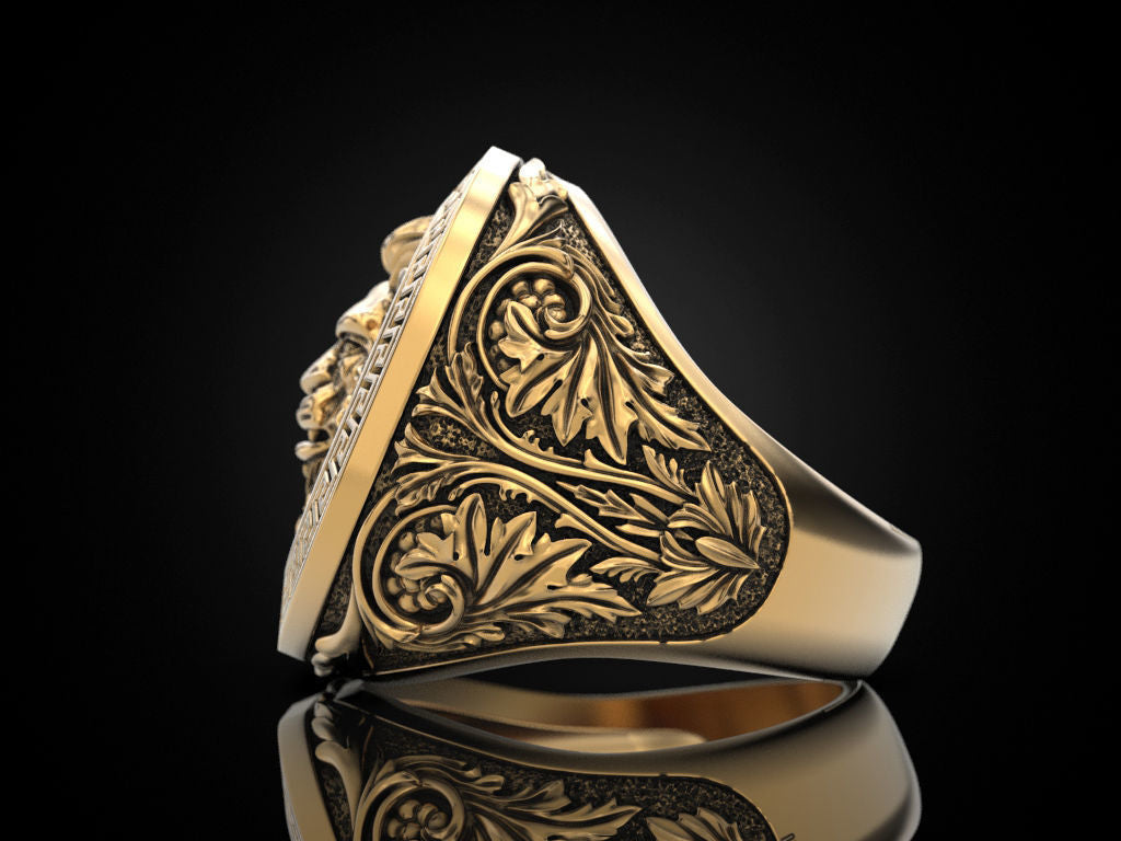 Golden OM Designer Ring