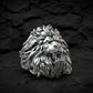 RARE PRINCE by CARAT SUTRA | Unique Designed Ferocious Lion Ring | 925 Sterling Silver Oxidized Ring | Men's Jewelry | With Certificate of Authenticity and 925 Hallmark - caratsutra