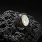RARE PRINCE by CARAT SUTRA | Unique Turkish Style Ring with Natural Pearl | 925 Sterling Silver Oxidized Ring | Men's Jewelry | With Certificate of Authenticity and 925 Hallmark - caratsutra