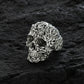 RARE PRINCE by CARAT SUTRA | Unique Designed Women's Body Skull Ring | 925 Sterling Silver Oxidized Ring | Men's Jewelry | With Certificate of Authenticity and 925 Hallmark - caratsutra